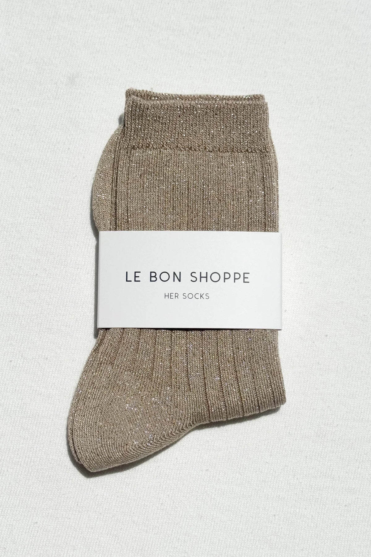 Le Bon Shoppe Her Socks Modal Lurex // Ash Glitter