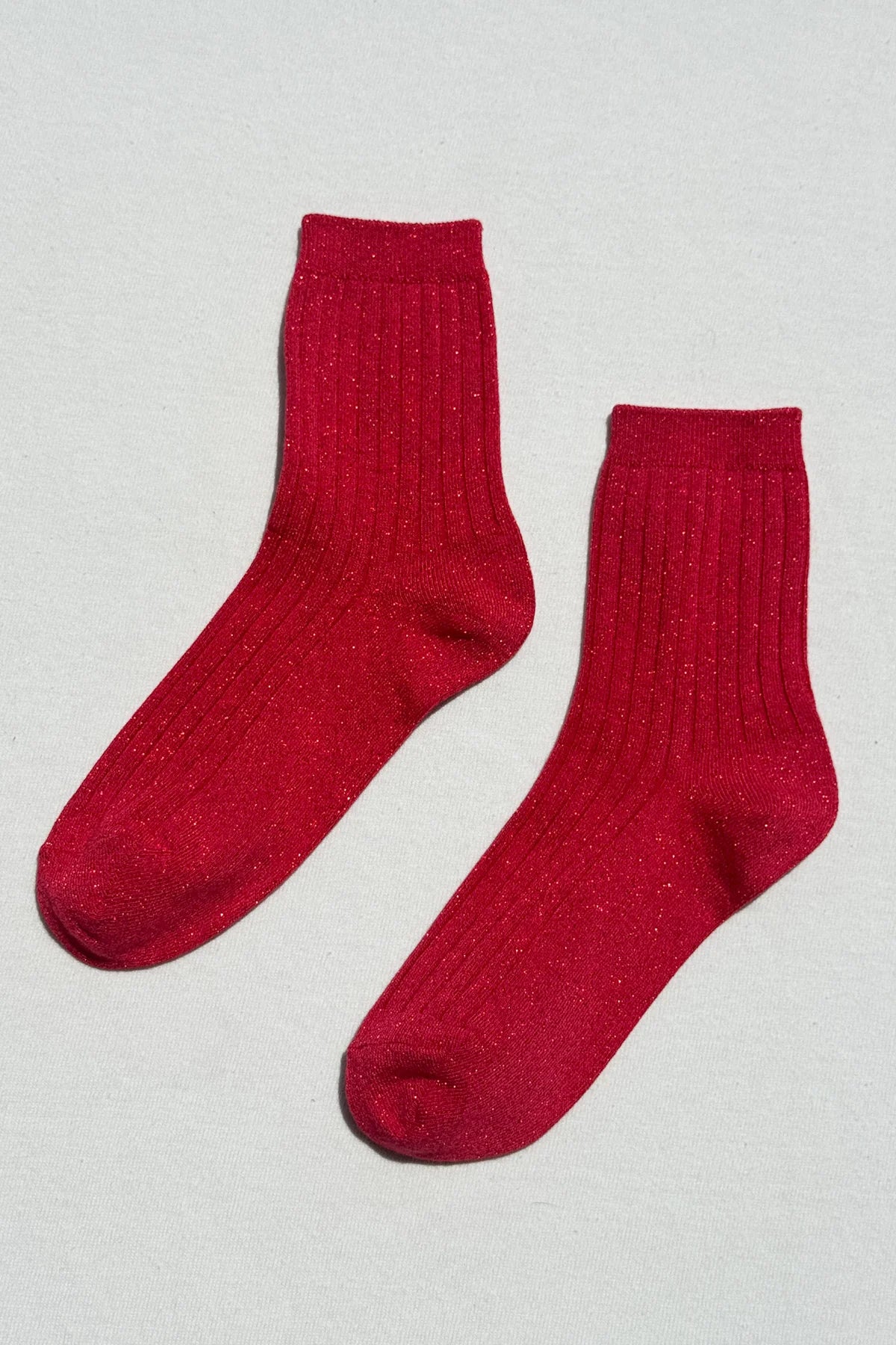 Le Bon Shoppe Her Socks Modal Lurex // Ruby Glitter