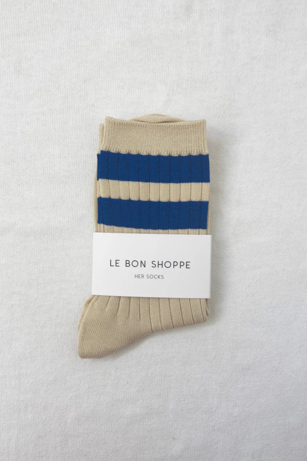 Le Bon Shoppe Her Varsity Socks // Azure
