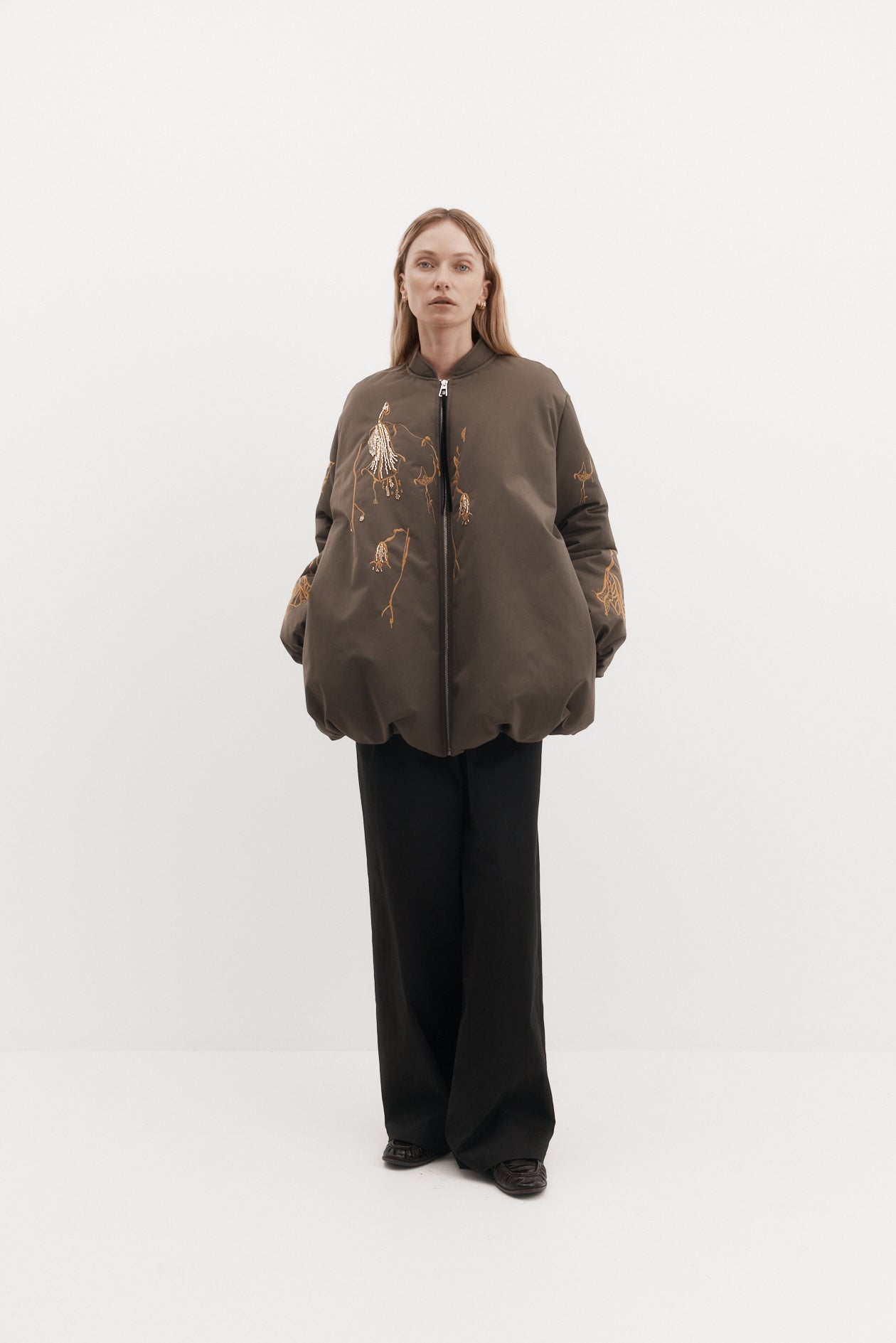 Harris Tapper Chloe Jacket // Beaded Sepia