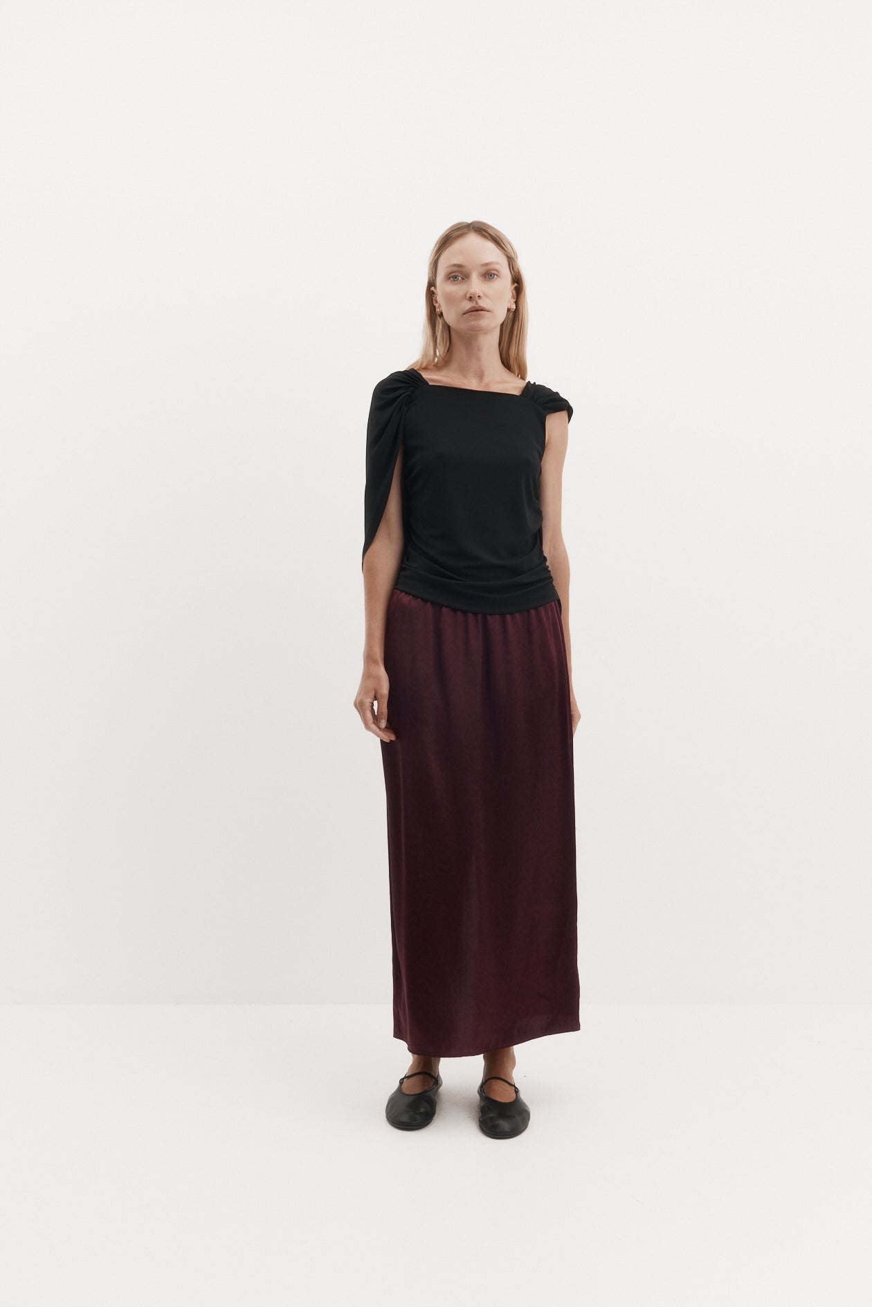 Harris Tapper Camilla Skirt // Cassis