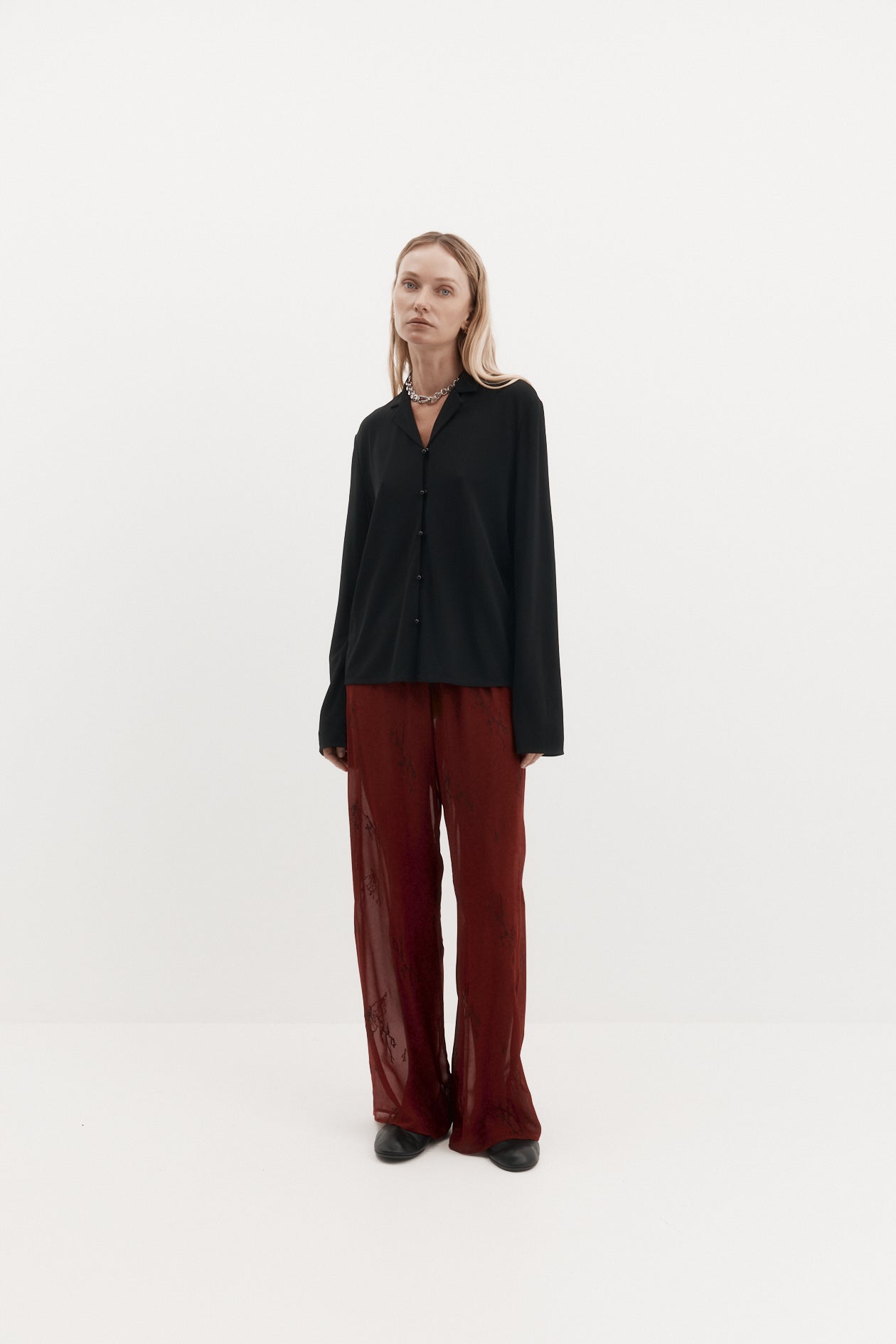 Harris Tapper Iris Shirt // Black