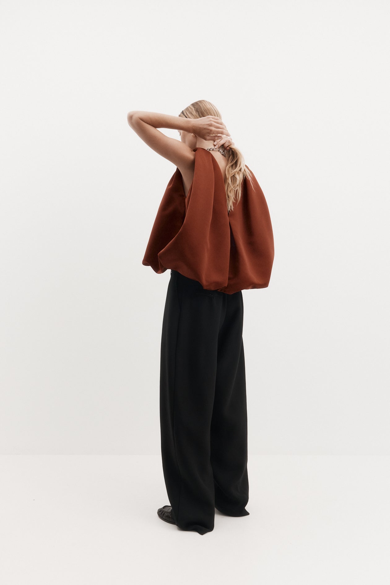 Harris Tapper Knot Top // Rust