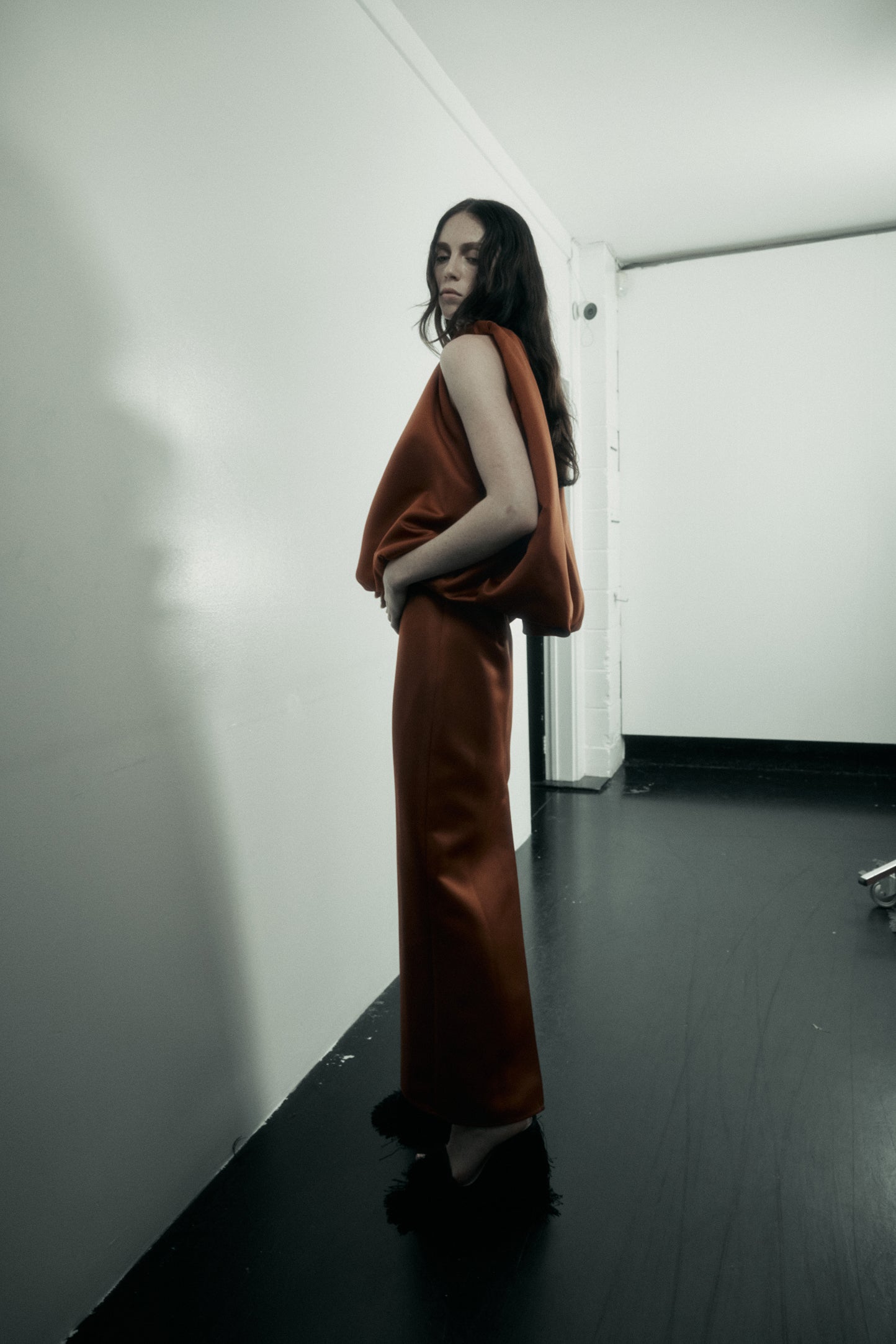 Harris Tapper Tilda Skirt // Rust