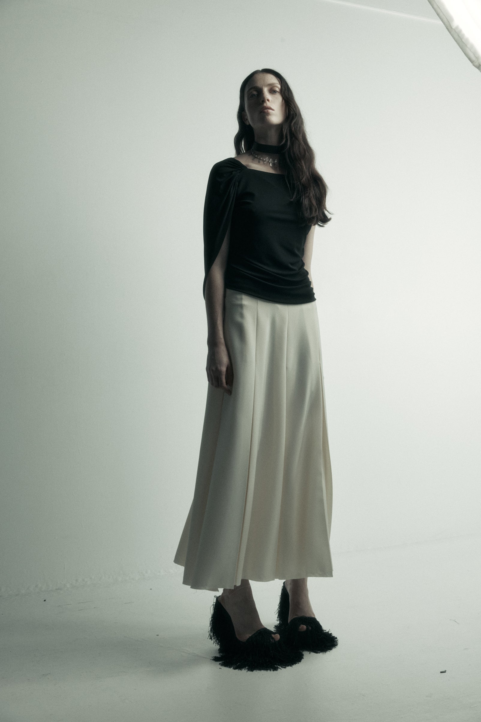 Harris Tapper Ava Skirt // Bone