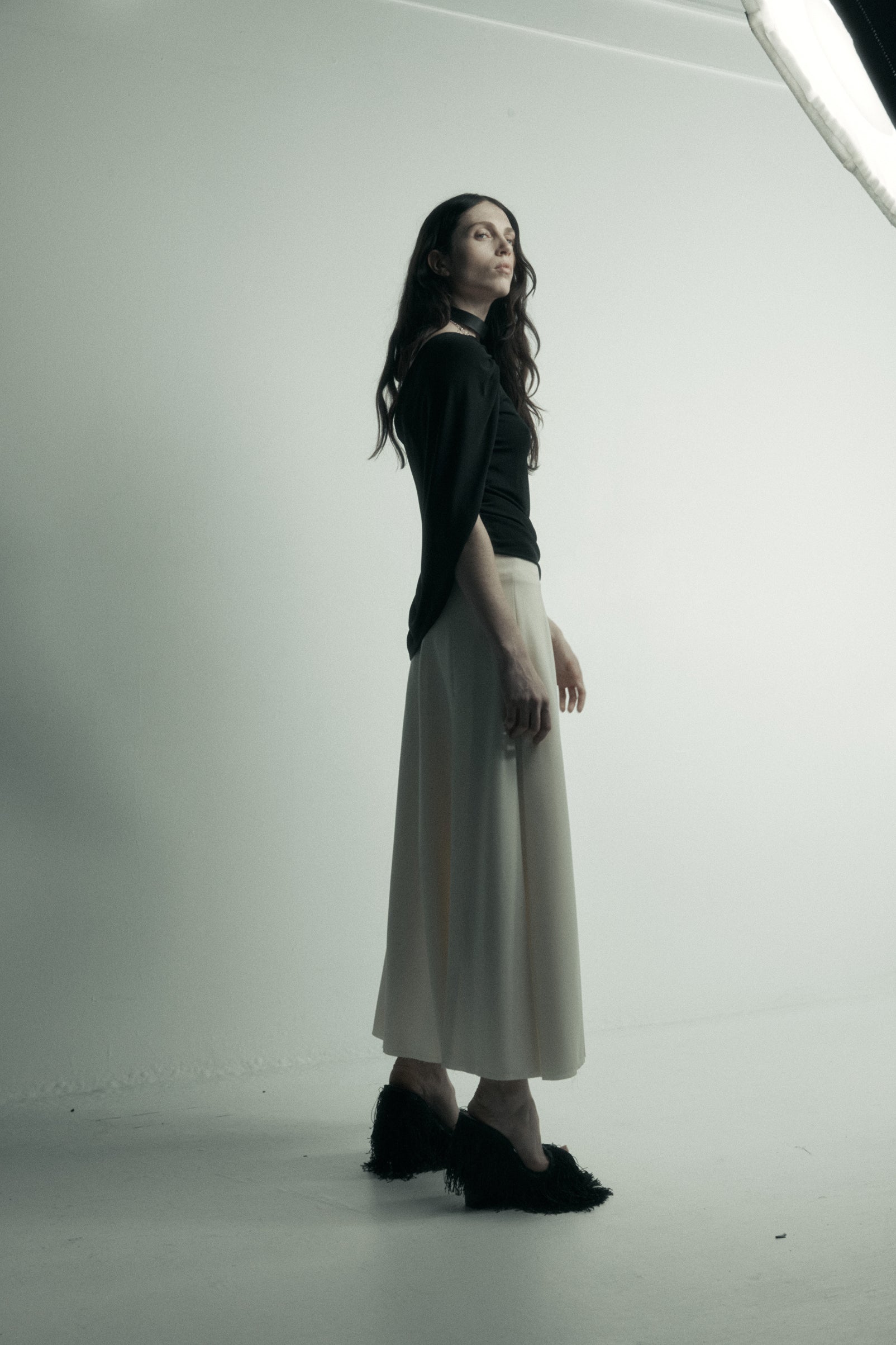 Harris Tapper Ava Skirt // Bone
