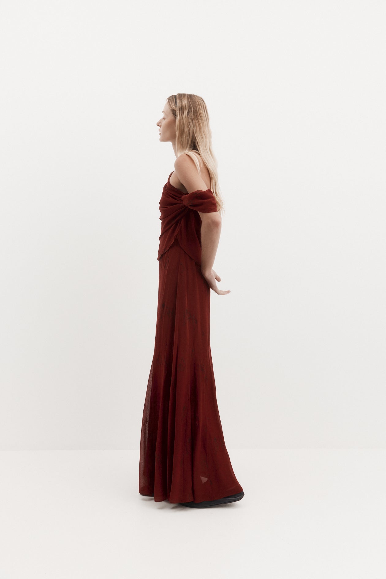 Harris Tapper Lucille Dress // Burgundy