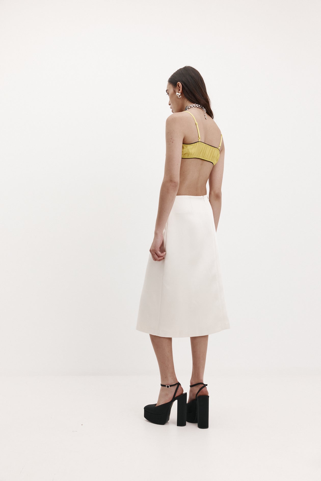 Harris Tapper  Crume Skirt // Ivory