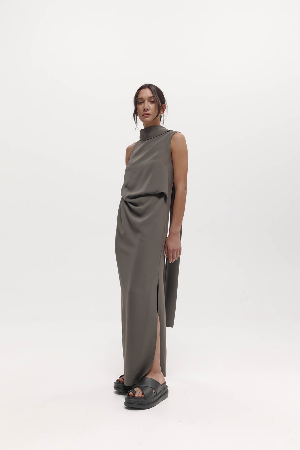 Harris Tapper Laro Dress // Grey