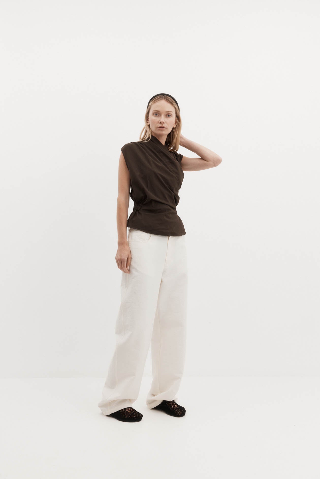 Harris Tapper Chaimberlain Top // Cacao