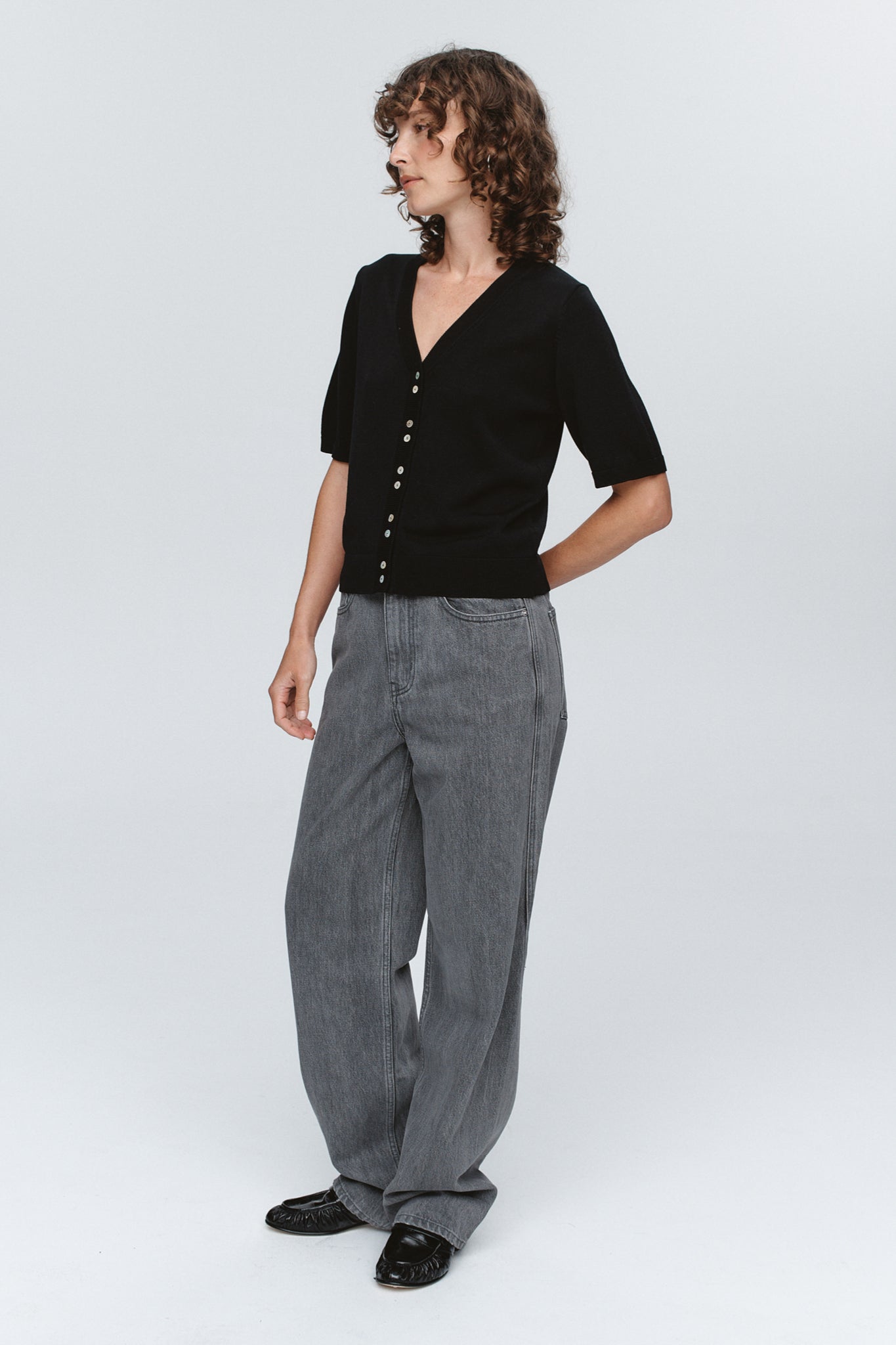 Marle Hugo Cardigan // Black