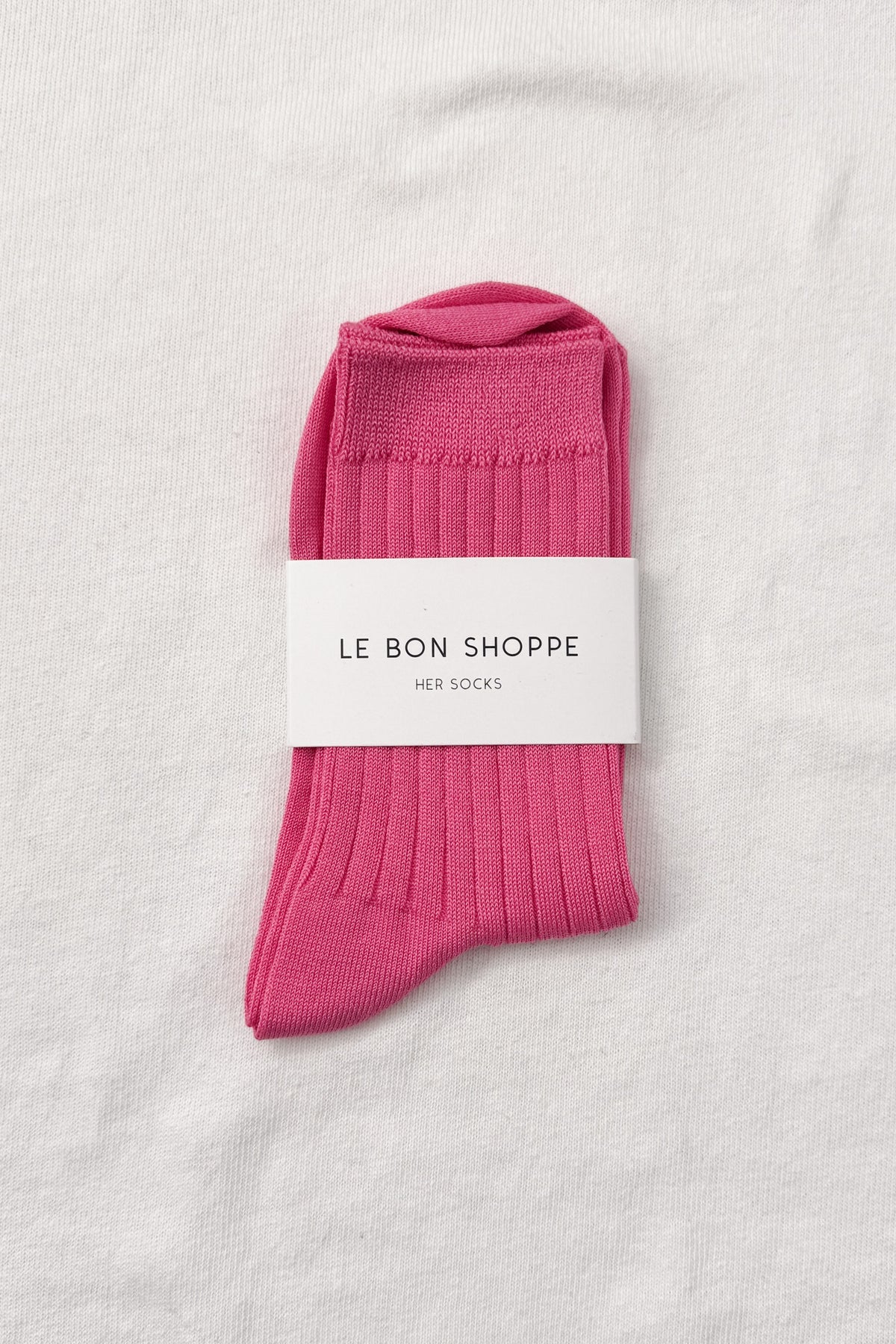 Le Bon Shoppe Her Socks MC Cotton // Bright Pink