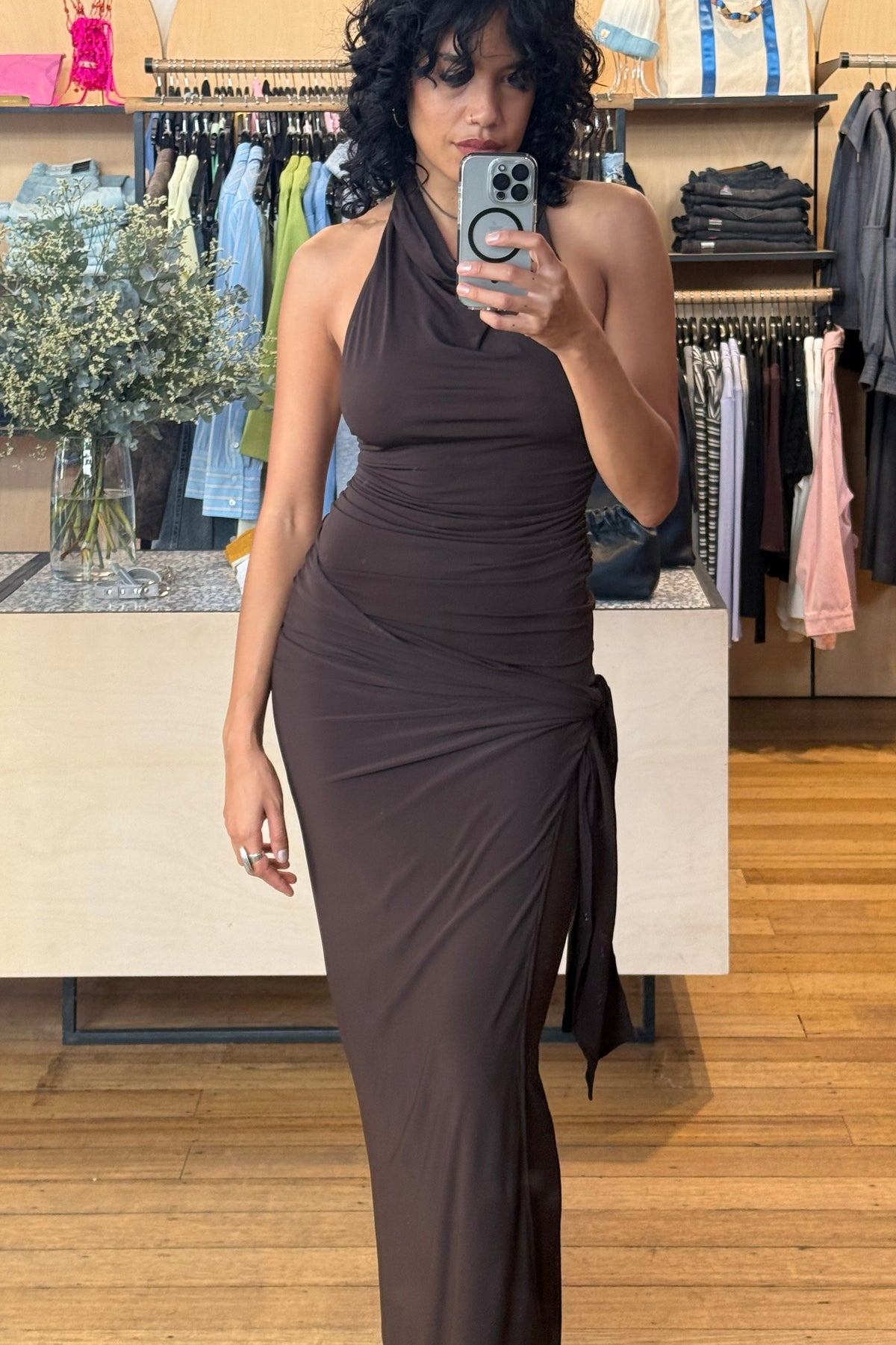 Paloma Wool Halcon Dress // Brown