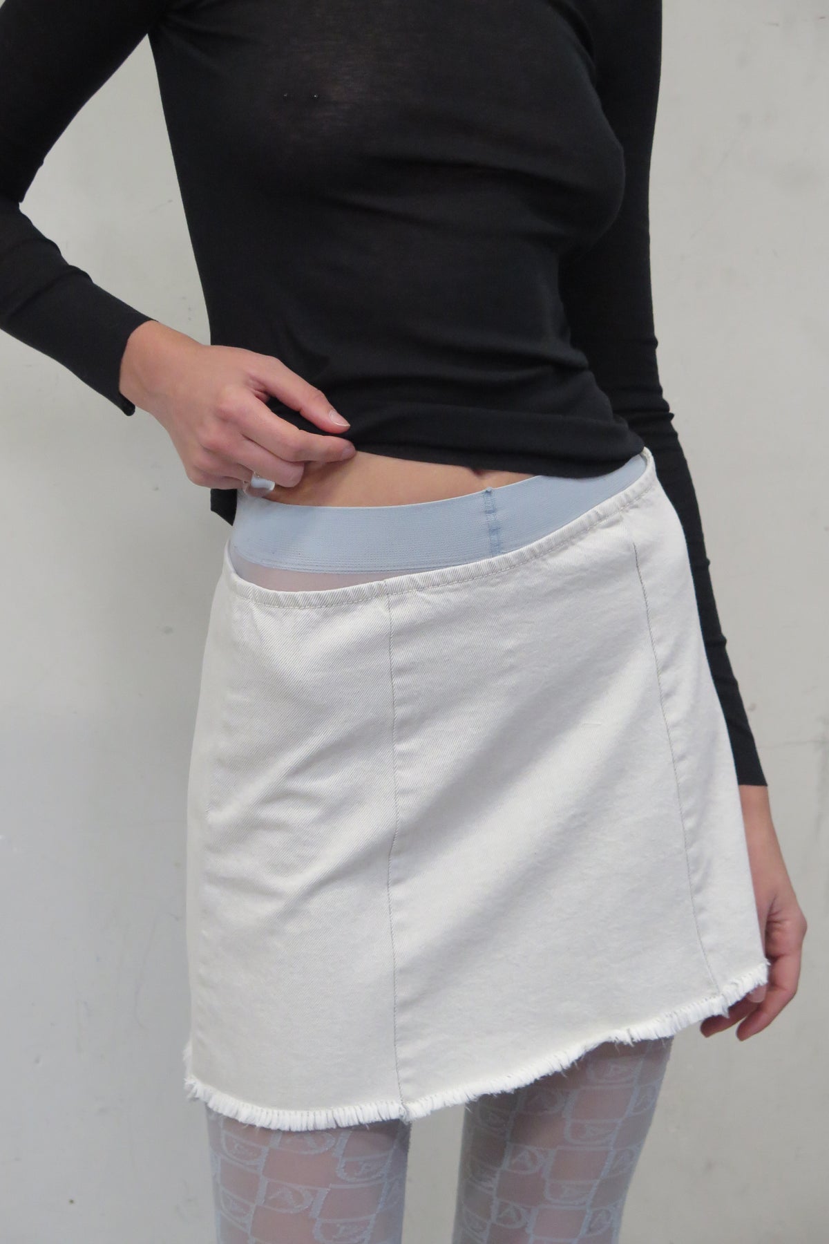 PV View Miniskirt // Parchment