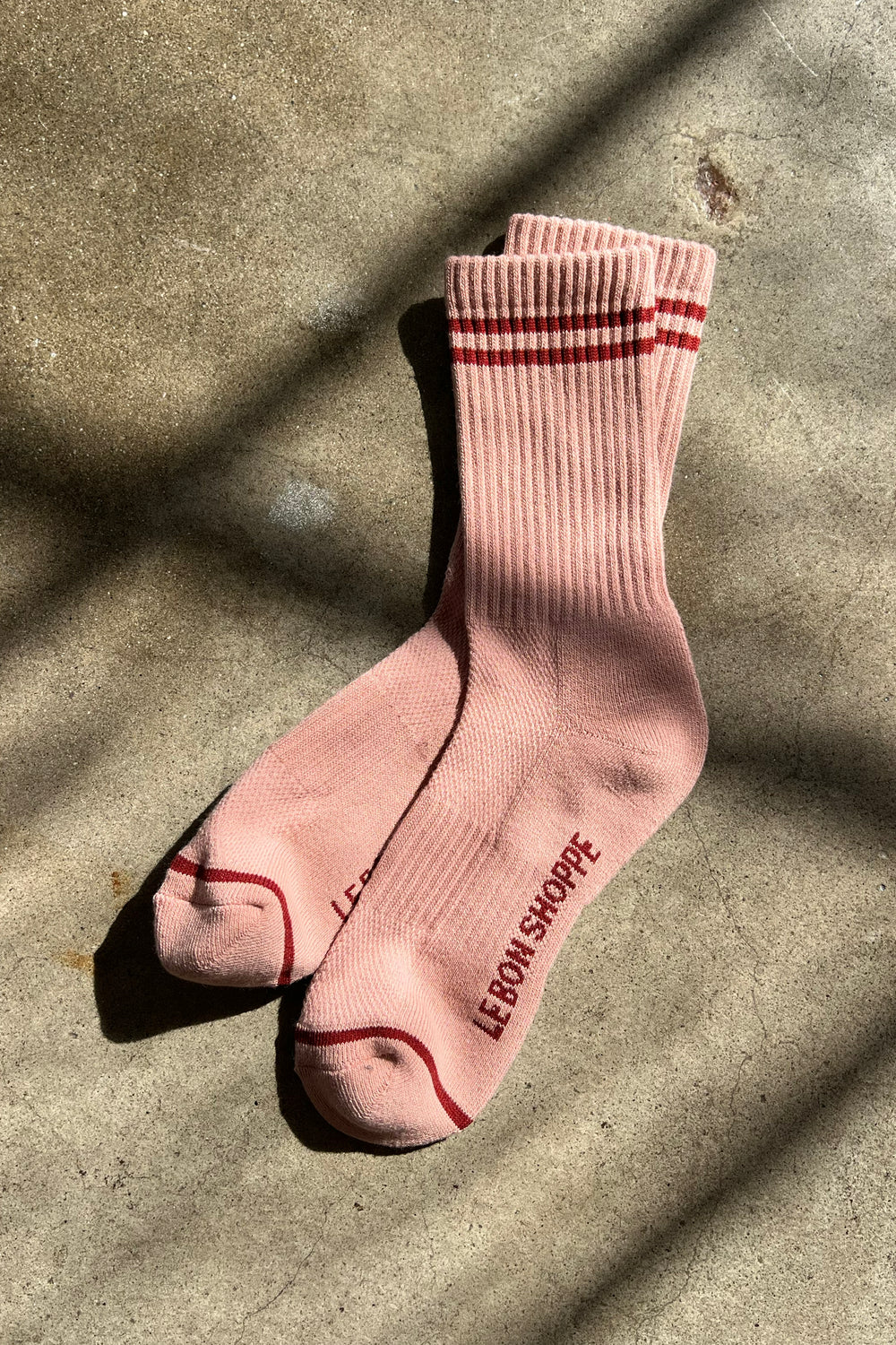 Le Bon Shoppe Boyfriend Socks // Vintage Pink