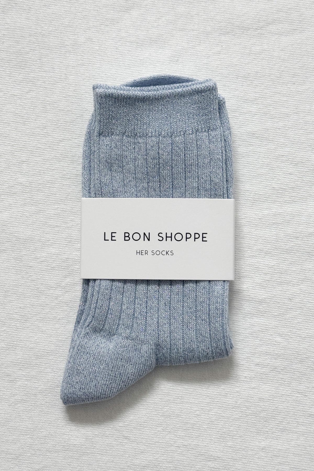 Le Bon Shoppe Her Socks Modal Lurex // Morning Mist