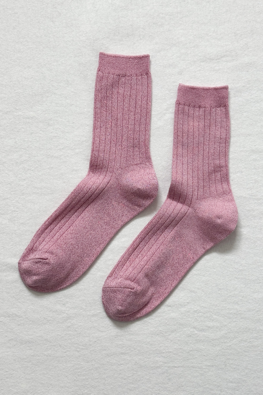 Le Bon Shoppe Her Socks Modal Lurex // Sparkling  Rose