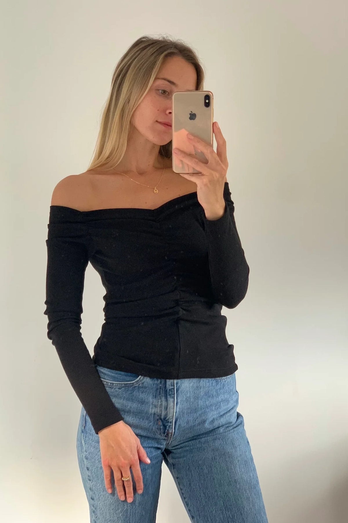 Dominique Healy Luella L/S Top // Black