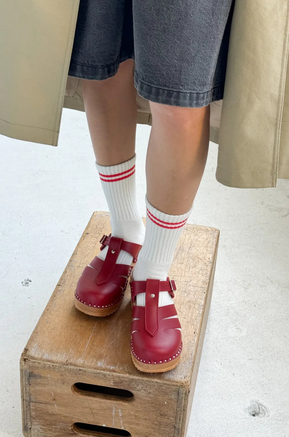 Le Bon Shoppe Boyfriend Socks // Clean White