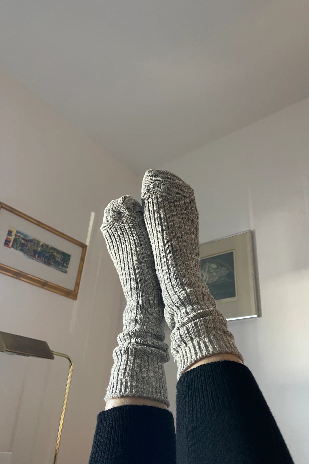 Le Bon Shoppe Cottage Socks // Ht. Grey