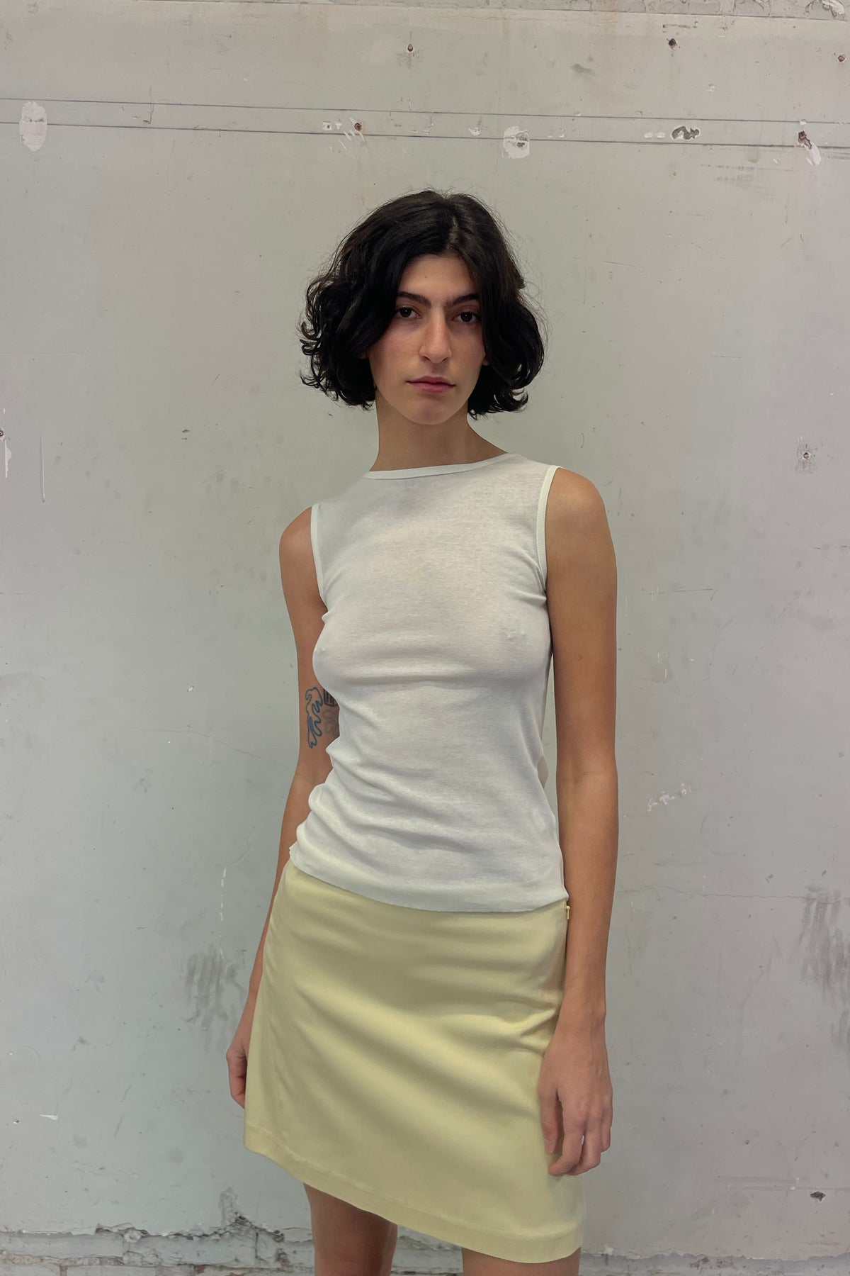 PV Receipt Skirt // Blonde