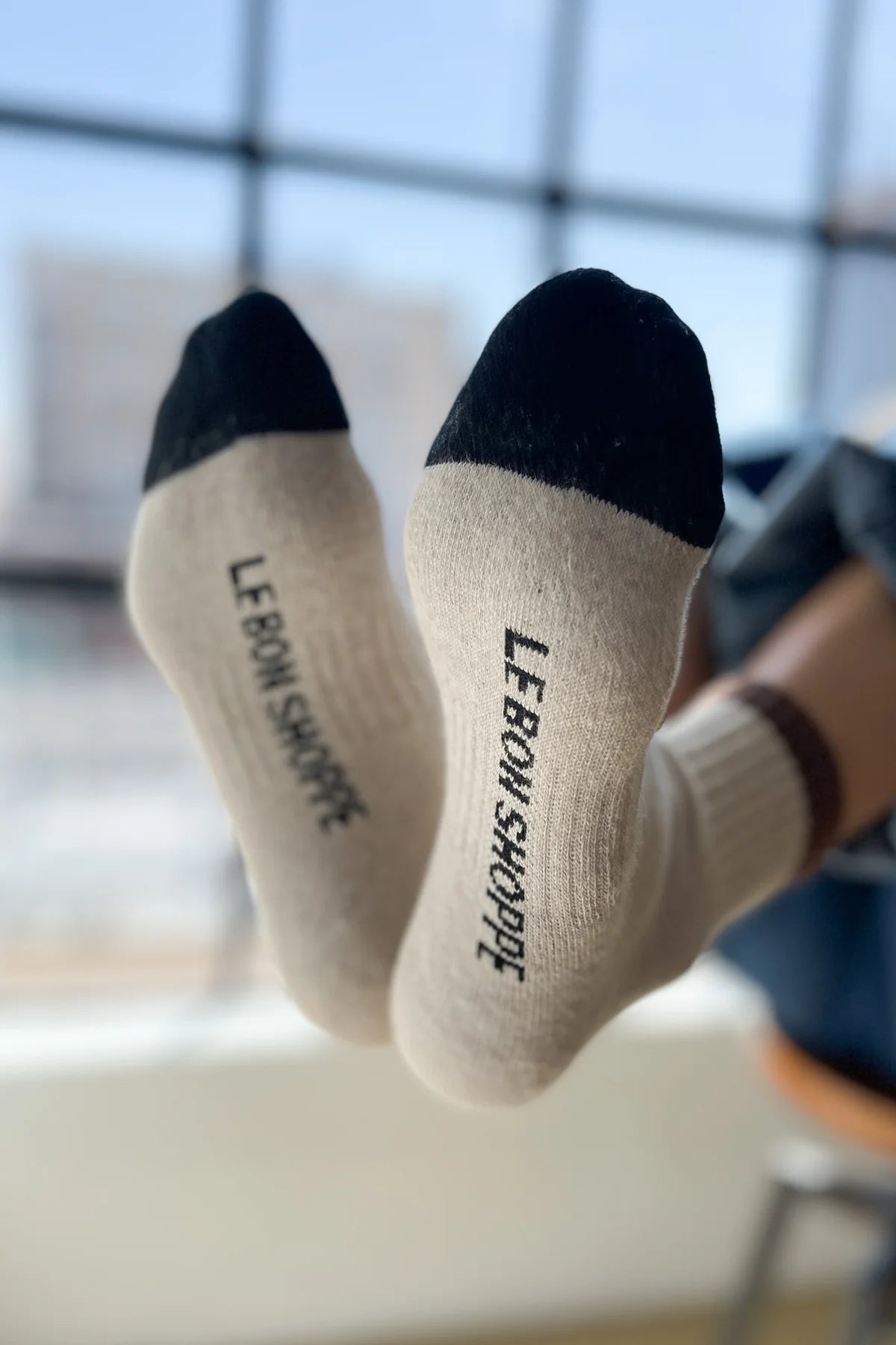 Le Bon Shoppe Girlfriend Socks // Black, Coffee