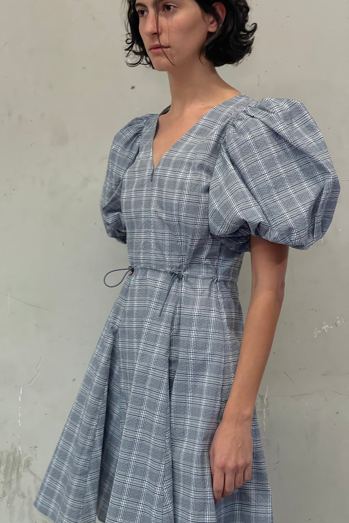 PV Subject Dress // Petrol Check