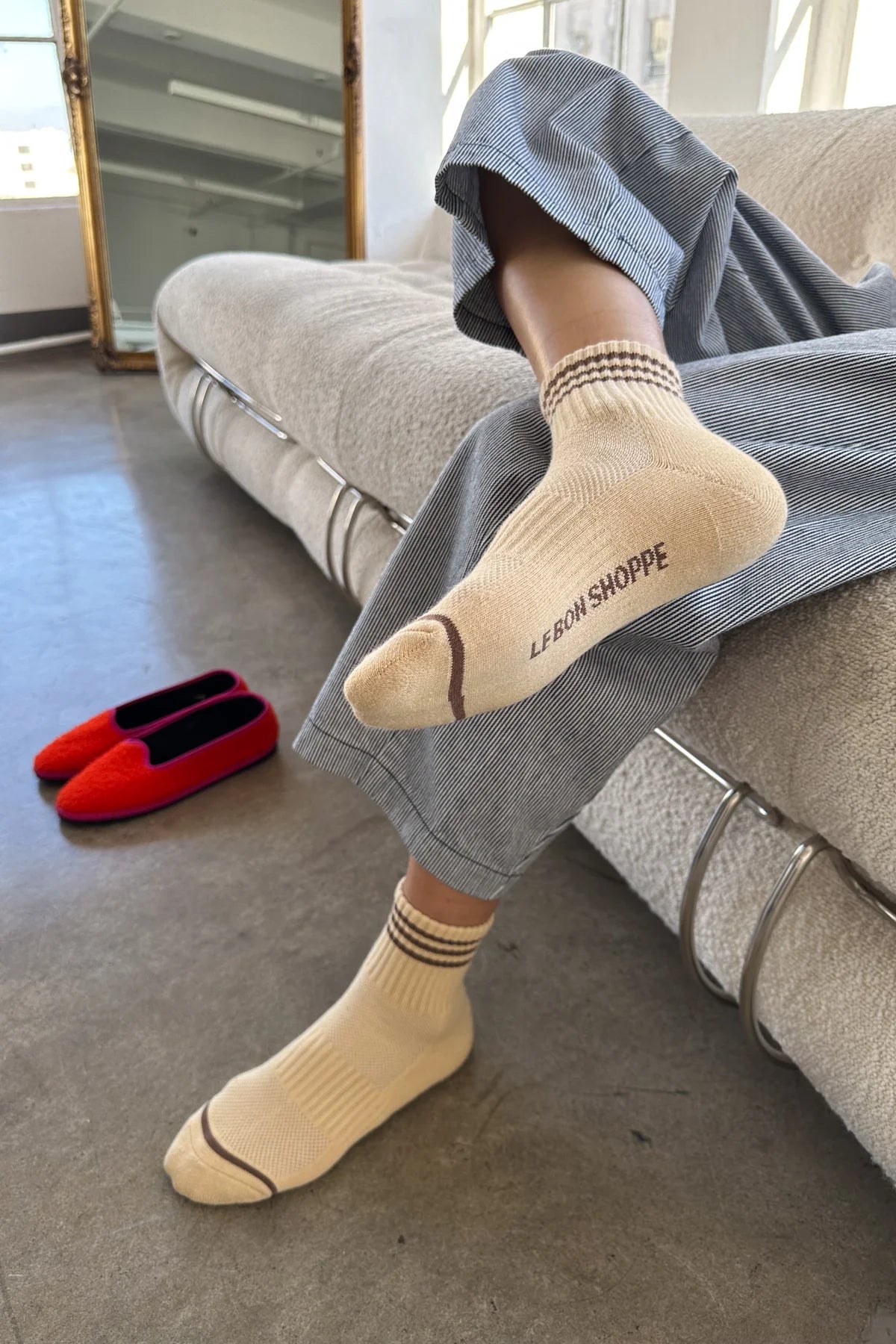 Le Bon Shoppe Girlfriend Socks // Daisy