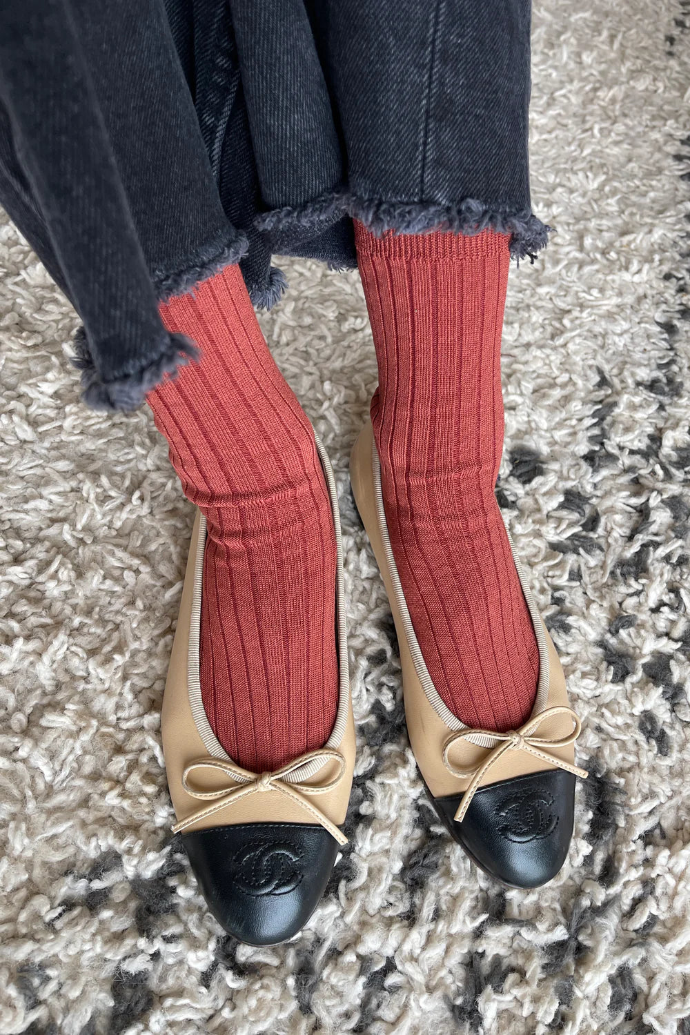 Le Bon Shoppe Her Socks MC Cotton // Terracotta