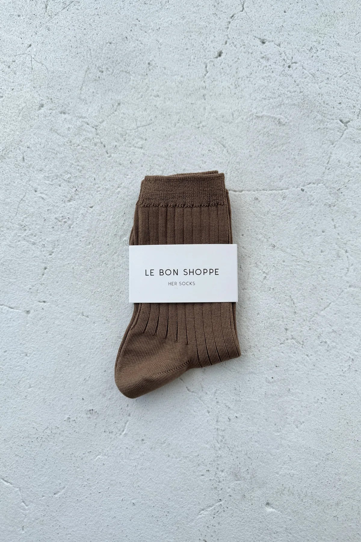 Le Bon Shoppe Her Socks MC Cotton // Dark Tan