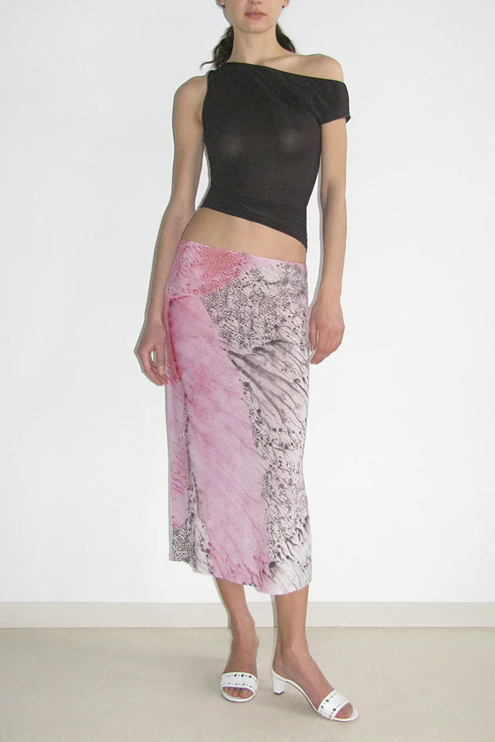 Paloma Wool Lace Skirt // Fuschia