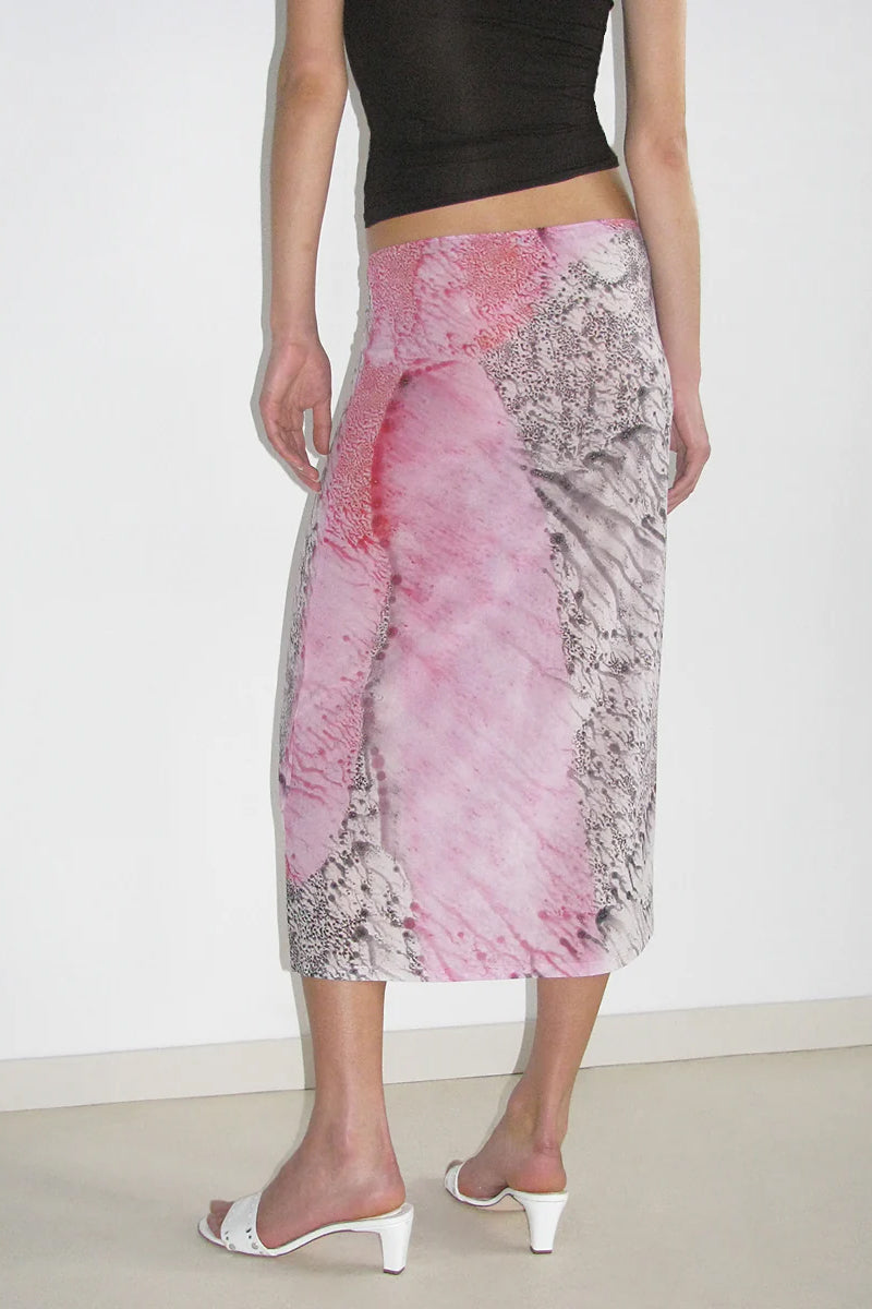 Paloma Wool Lace Skirt // Fuschia