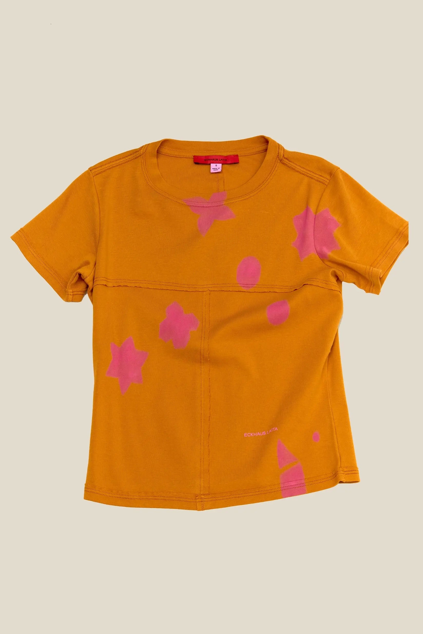 Eckhaus Latta Lapped Baby Tee // Pop