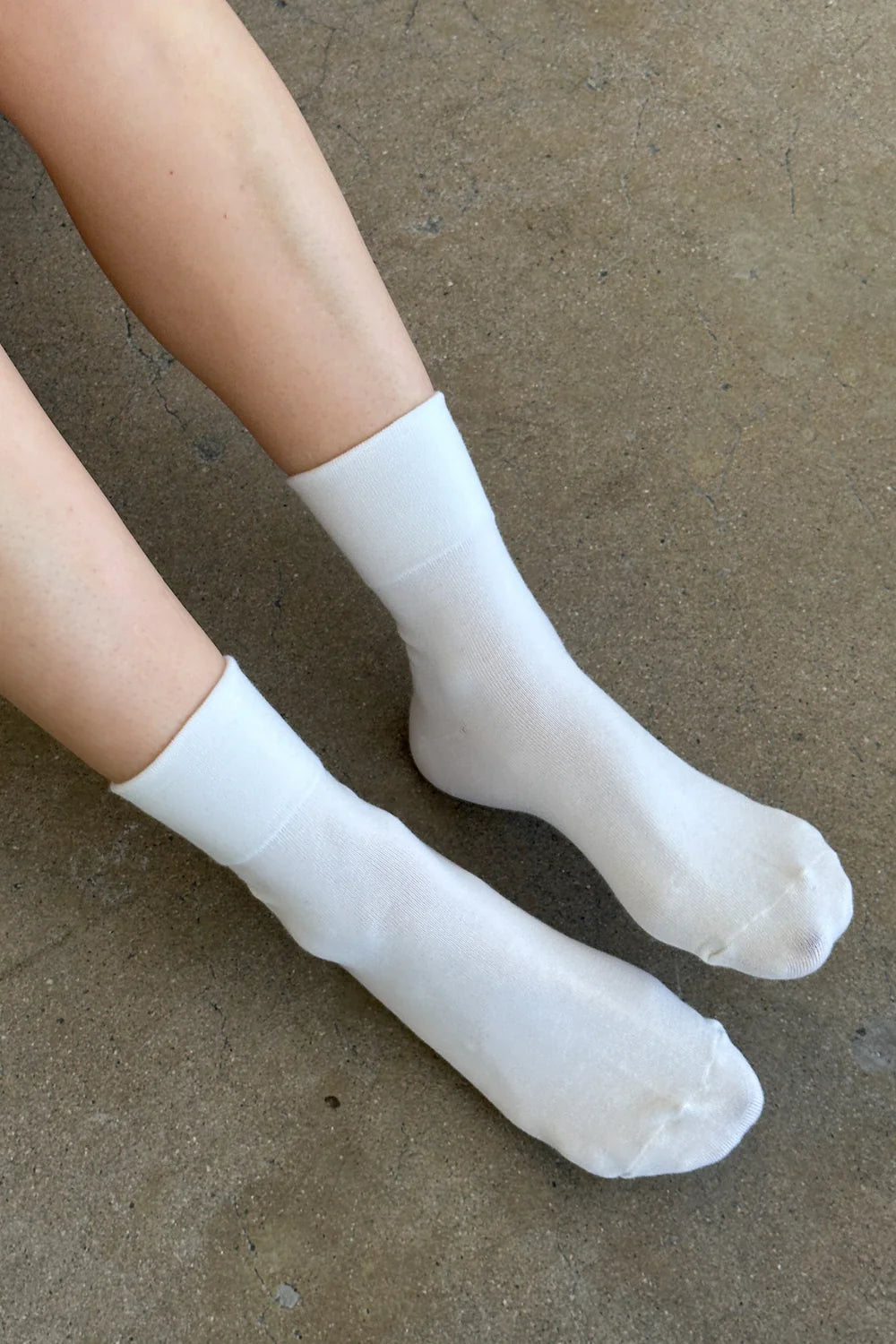 Le Bon Shoppe Sneaker Socks // Classic White