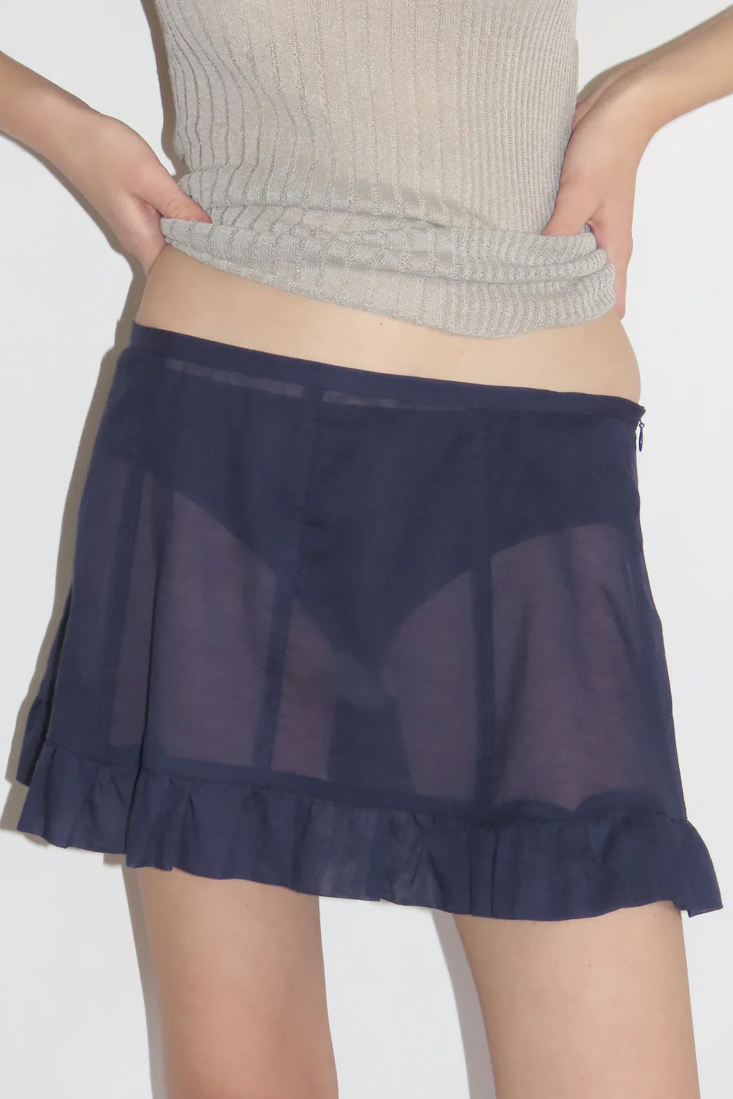 Paloma Wool Cliff Skirt // Navy