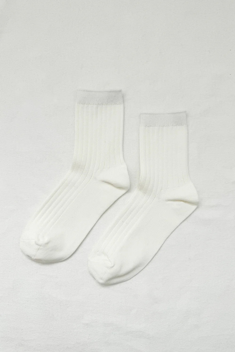 Le Bon Shoppe Her Socks MC Cotton // Classic White