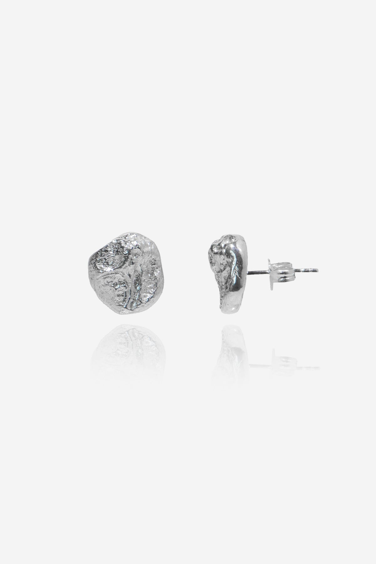 Tilda Mini Stoned Studs // Silver