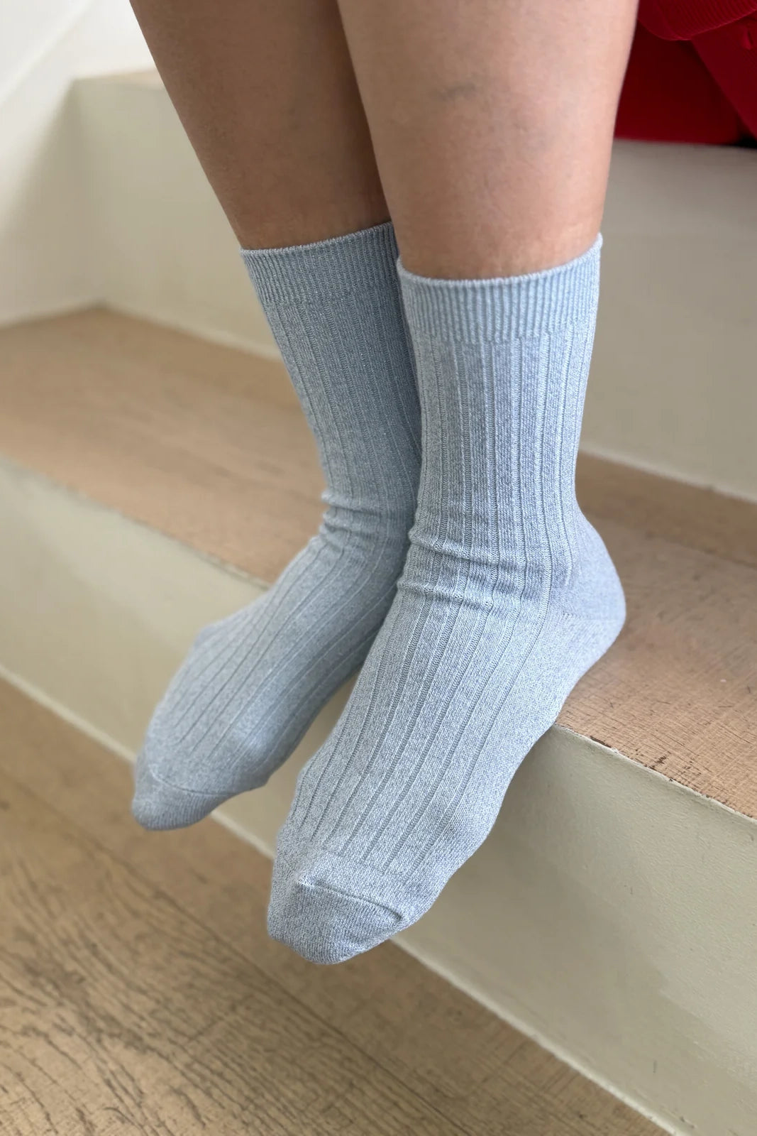 Le Bon Shoppe Her Socks Modal Lurex // Morning Mist