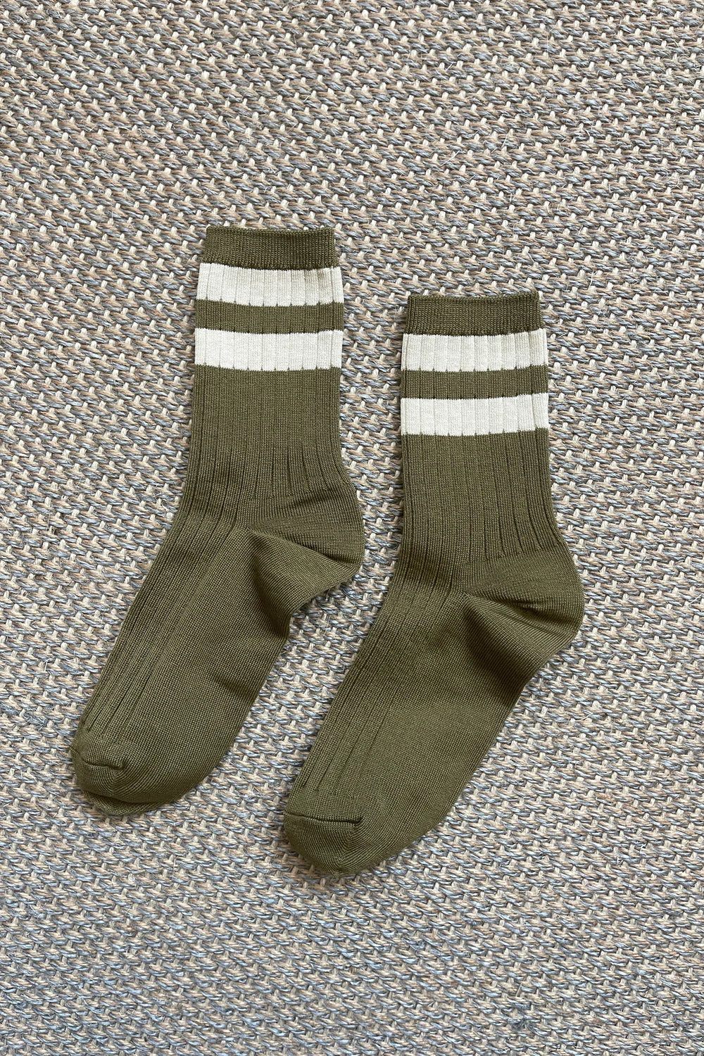 Le Bon Shoppe Her Varsity Socks // Fern