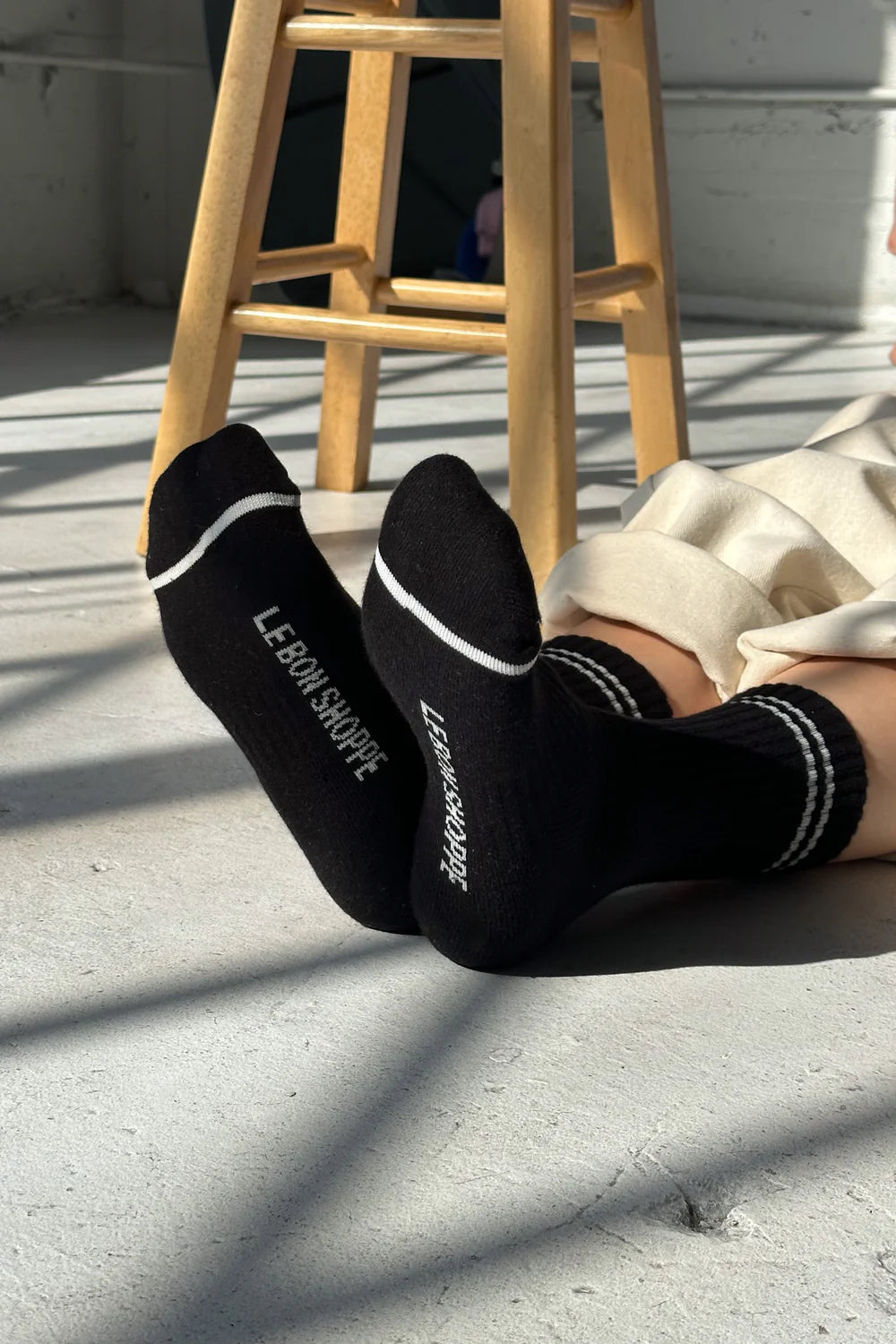 Le Bon Shoppe Boyfriend Socks // Noir