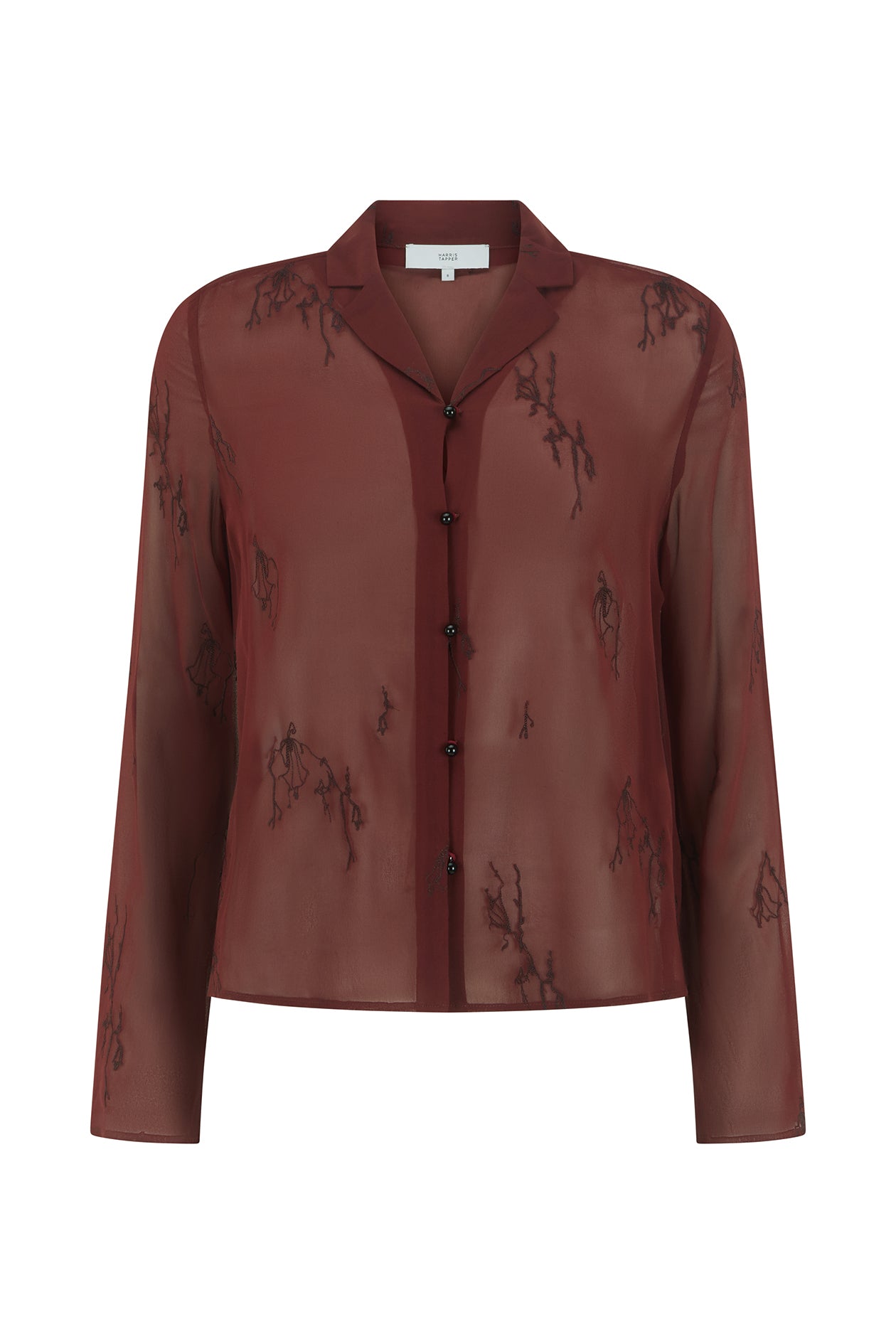 Harris Tapper Iris Shirt // Burgundy