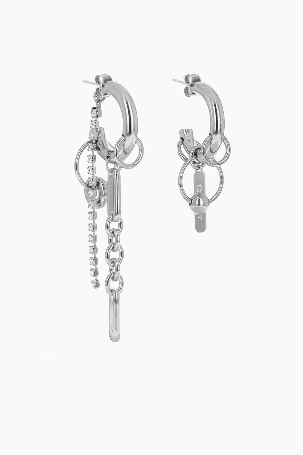 Justine Clenquet Iris Crystal Earrings