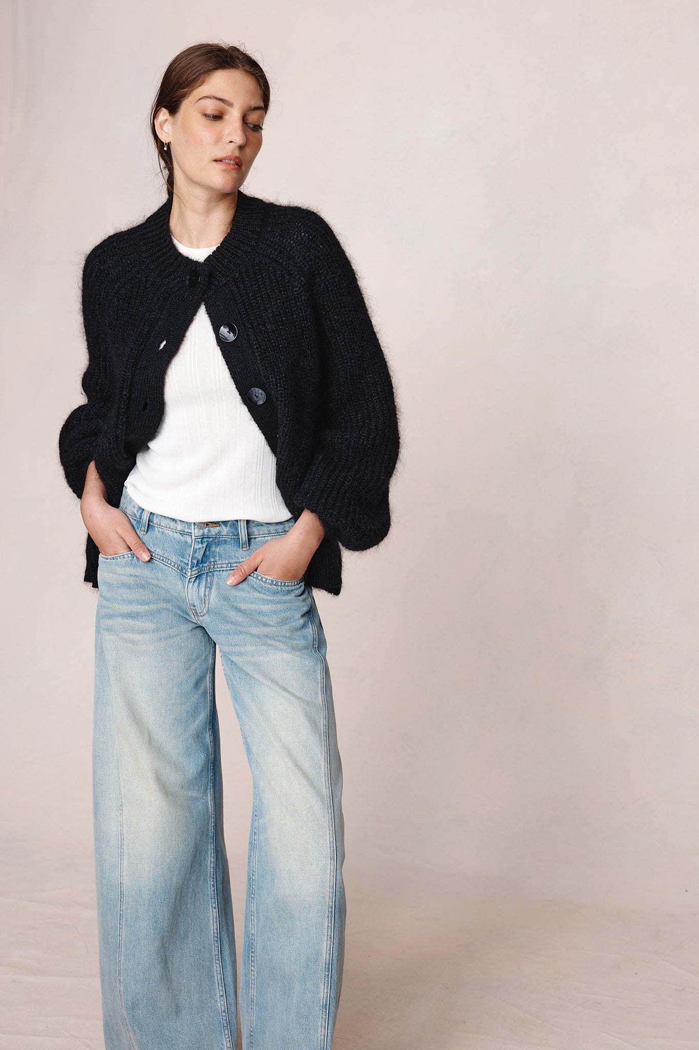 Marle Jasper Cardigan // Black