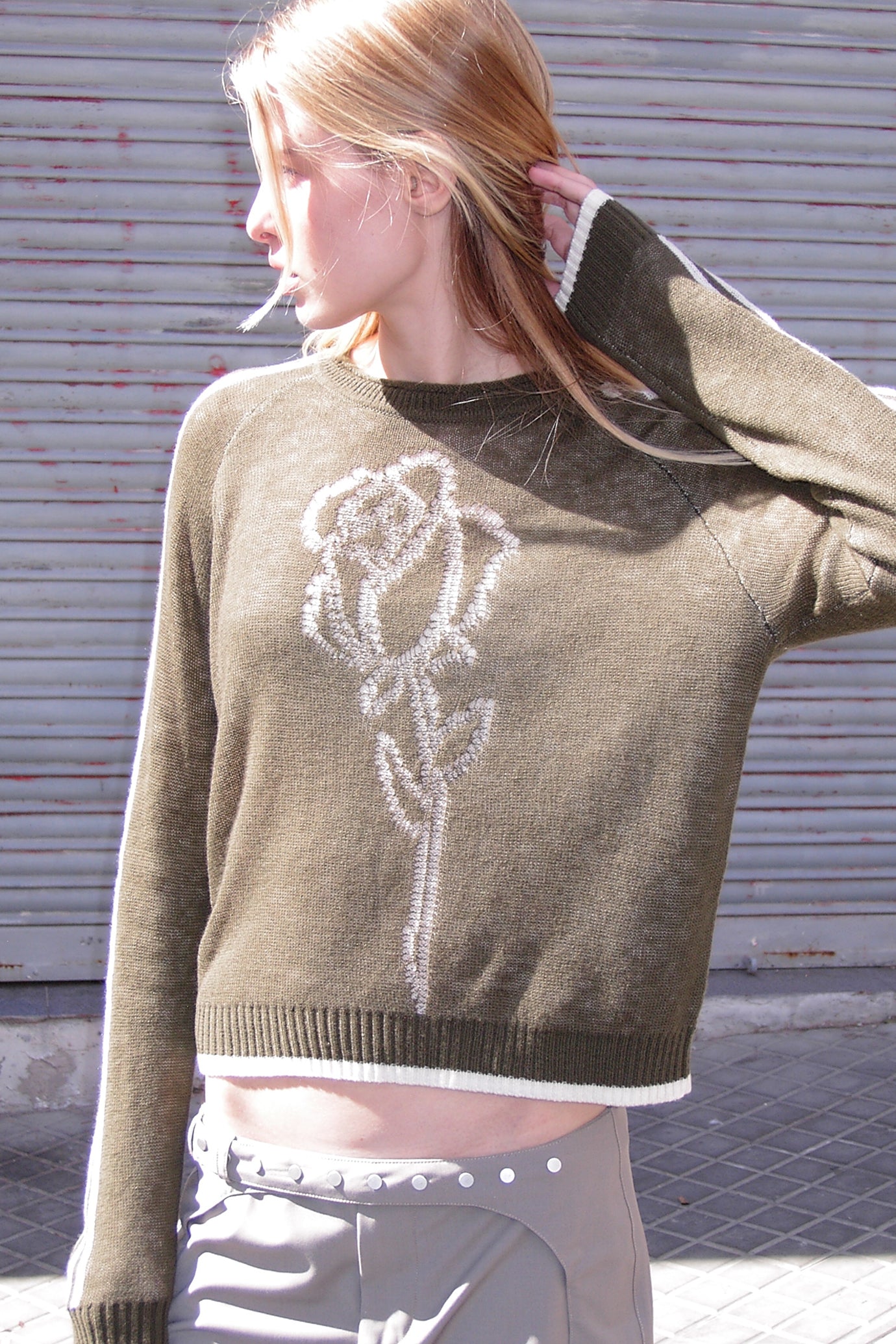 Muse Noor Rose Knit // Khaki