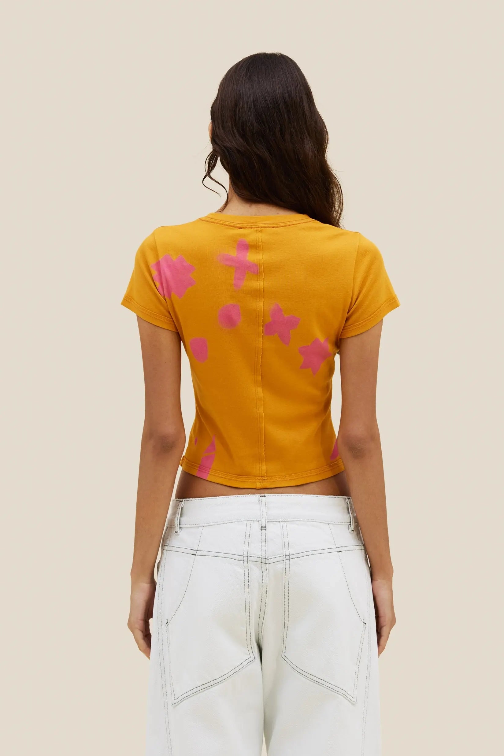 Eckhaus Latta Lapped Baby Tee // Pop