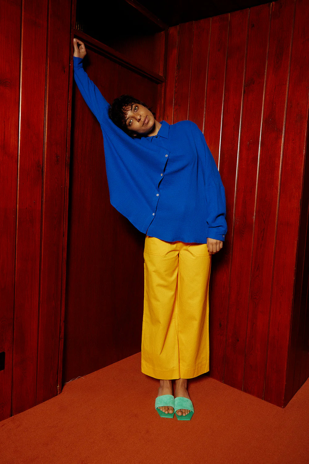 L.F. Markey Sylvan Shirt // Cobalt