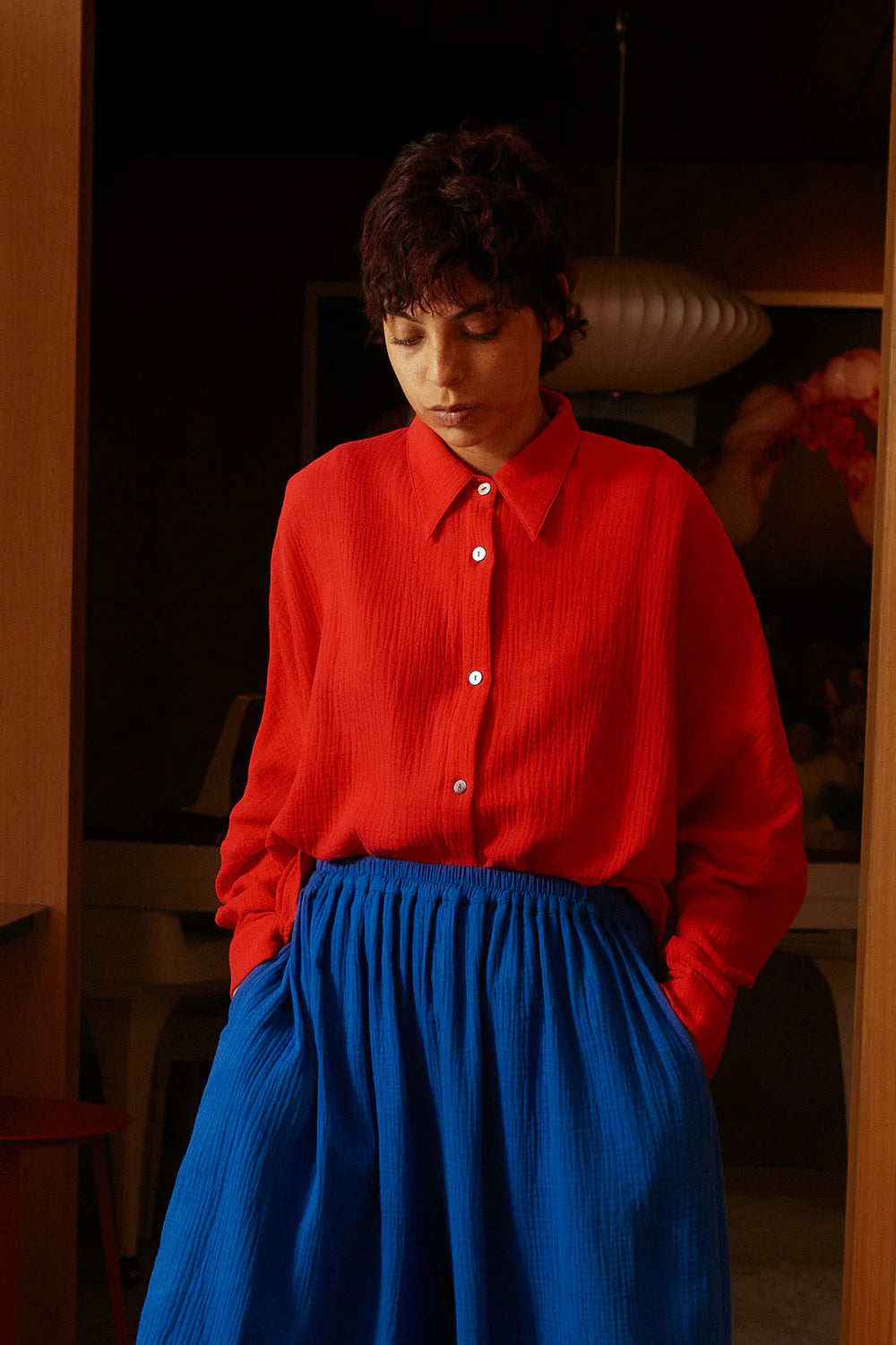 L.F. Markey Sylvan Shirt // Red