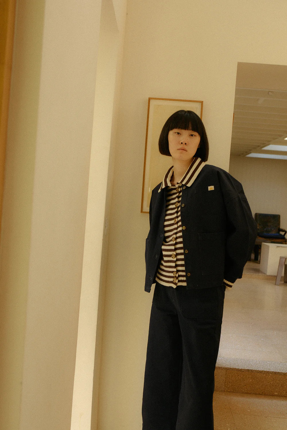 L.F. Markey Wide Chore Coat // Navy