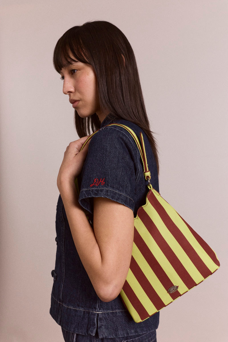 Damson Madder Lorelai Bag // Avo, Choc Stripe