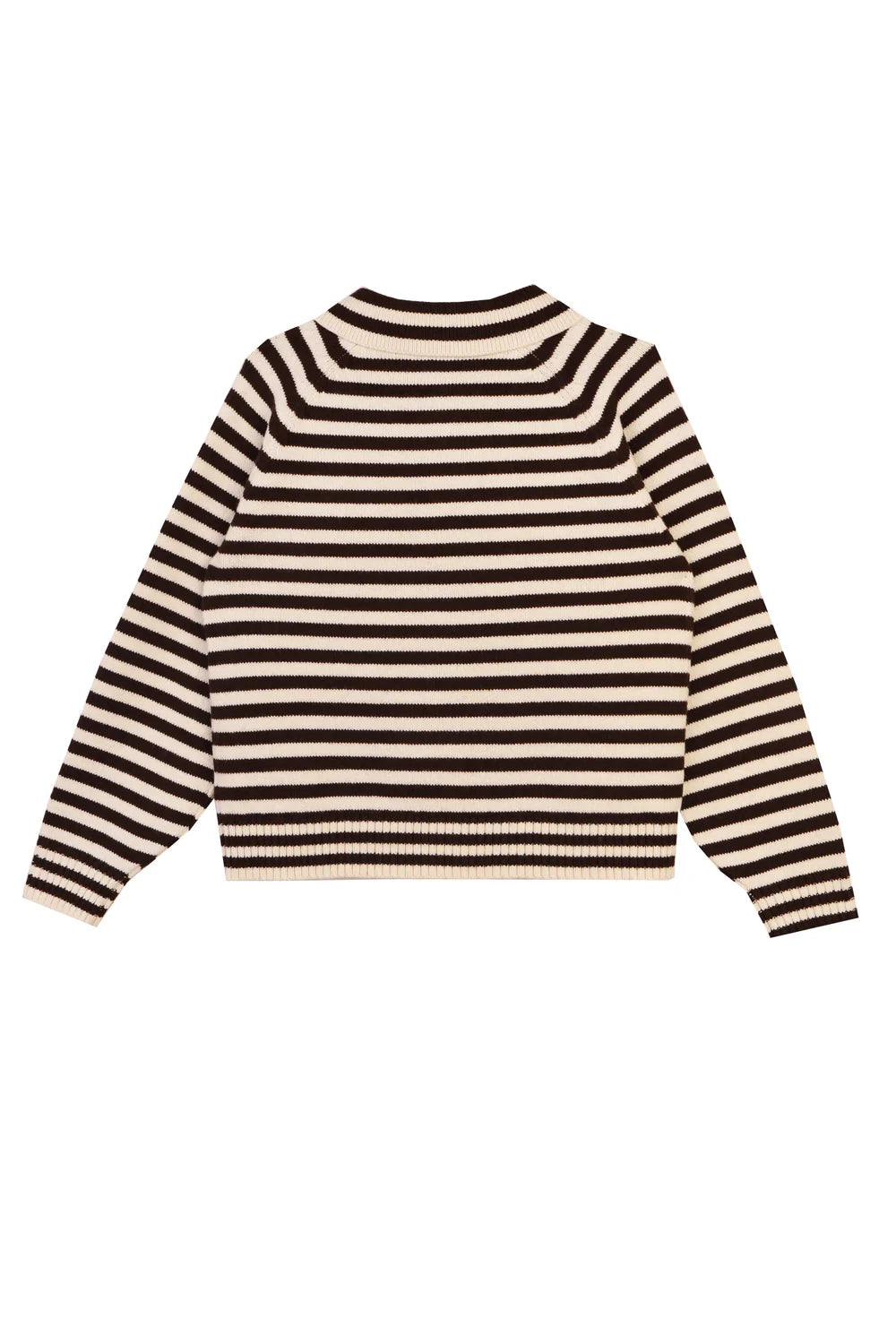 L.F. Markey Lytton Cardigan // Espresso Stripe